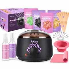 AZam All-in-One Waxing Kit wax pot for precise at-home waxing
