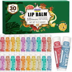 AZEN bálsamo labial 10 sabores: hidratación diaria para labios suaves