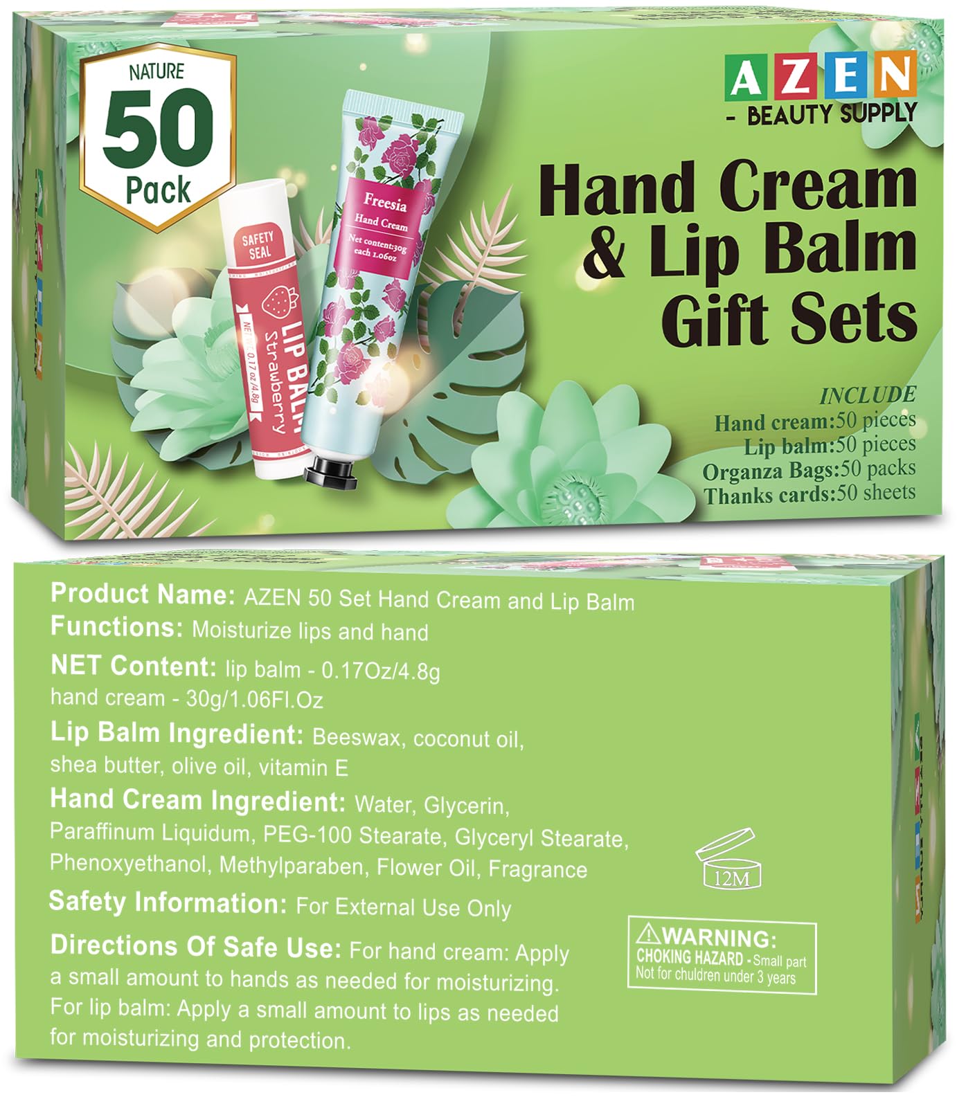AZEN event packaging visuals, ready-to-ship bulk gifts for parties