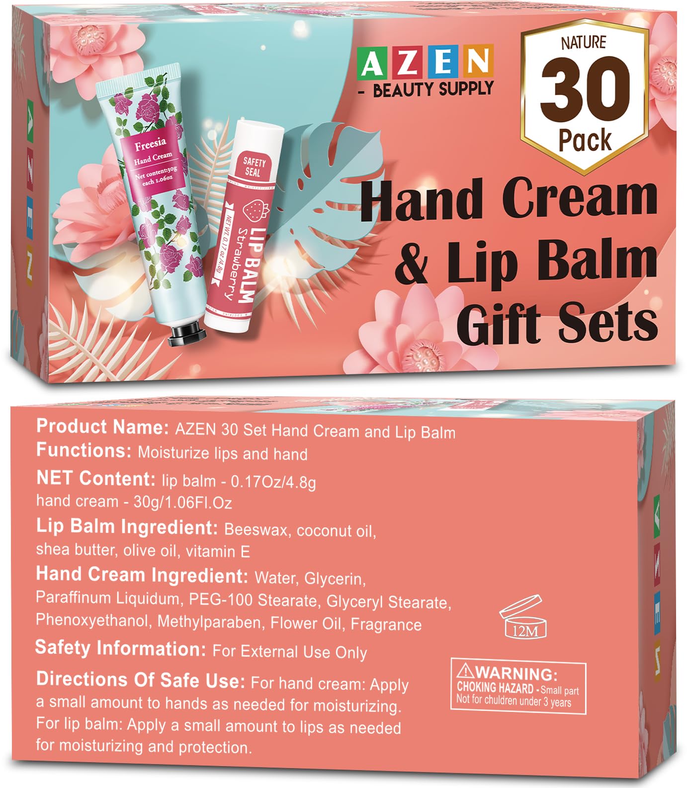 AZEN guest favors display suitable for bridal or baby showers