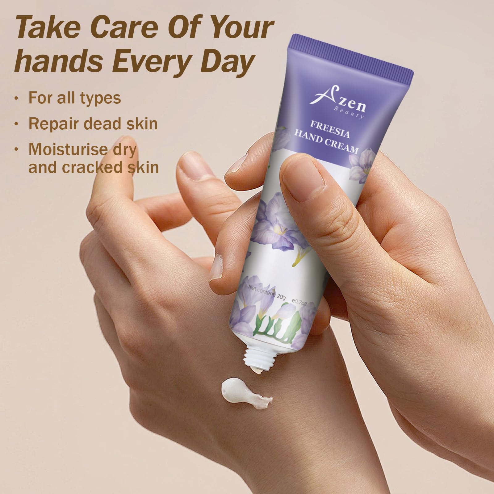 AZEN hand cream flavors freesia to rose for gifting