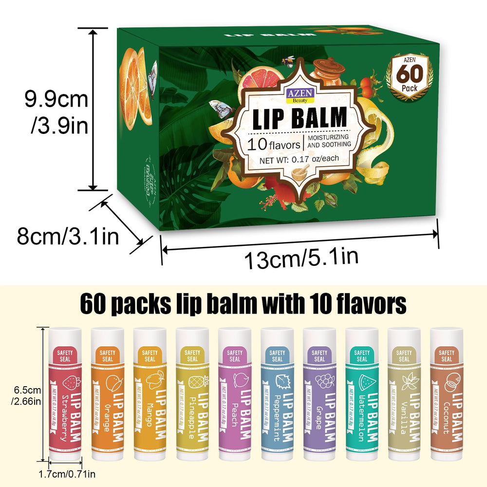 AZEN pineapple flavor lip balm keeps lips nourished.