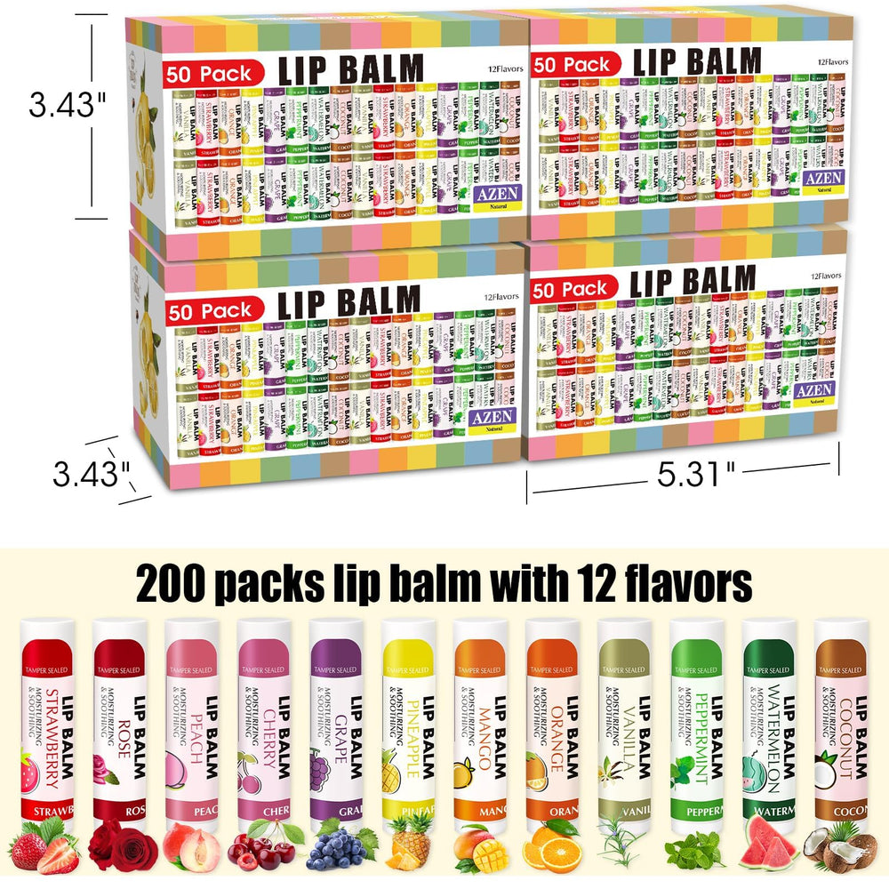 AZEN lip balm flavors: strawberry, watermelon, and mango for vibrant aroma