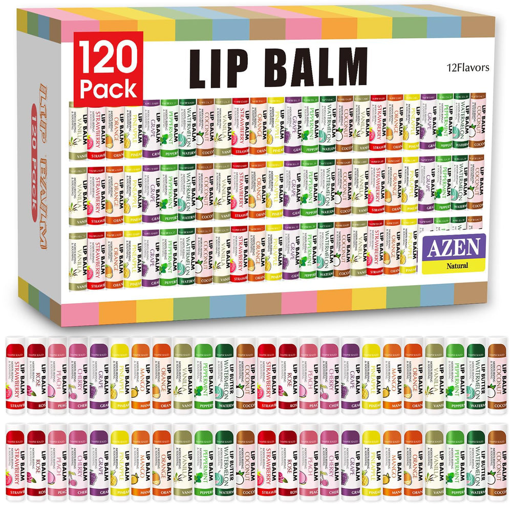 AZEN lip balm strawberry flavor for daily hydration and smooth lips.