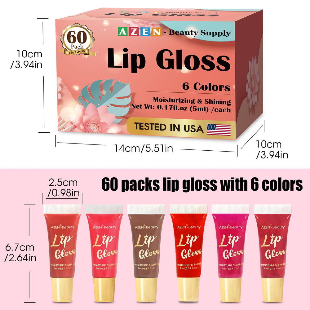 AZEN valentine's day lip gloss, perfect for gifting and pampering