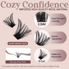 Azenlo Beginner Friendly design for easy at-home lash application.