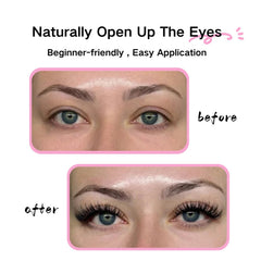 Azenlo wispy lashes offer long-lasting curl with light wear.