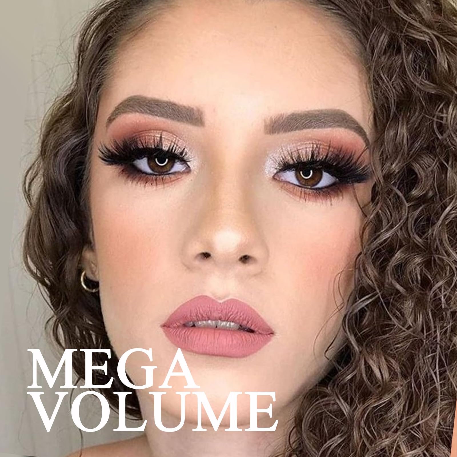 Azenlo Natural Look with fluffy wispy lashes delivering subtle volume.
