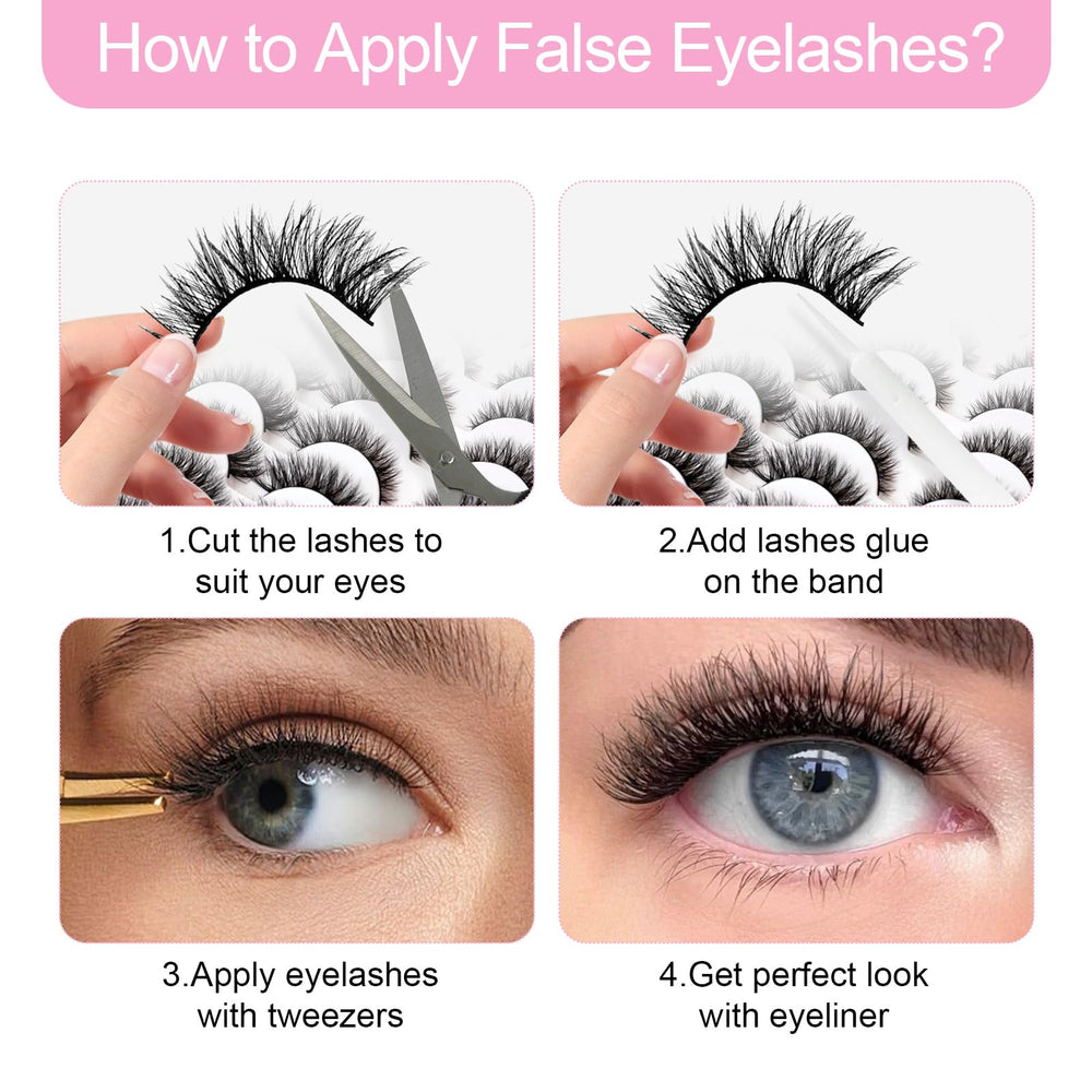 Azenlo reusable-durable lashes on hand for quick everyday wear.