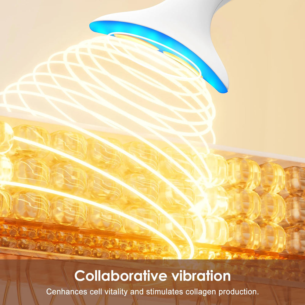 AZMAVO massager on neck illustrates targeted contour care