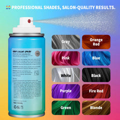 Azonbey Halloween Hair Spray blonde tones for versatile daytime-to-night color