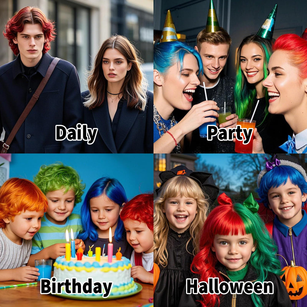 Azonbey Halloween Hair Spray party-cosplay look enhancement