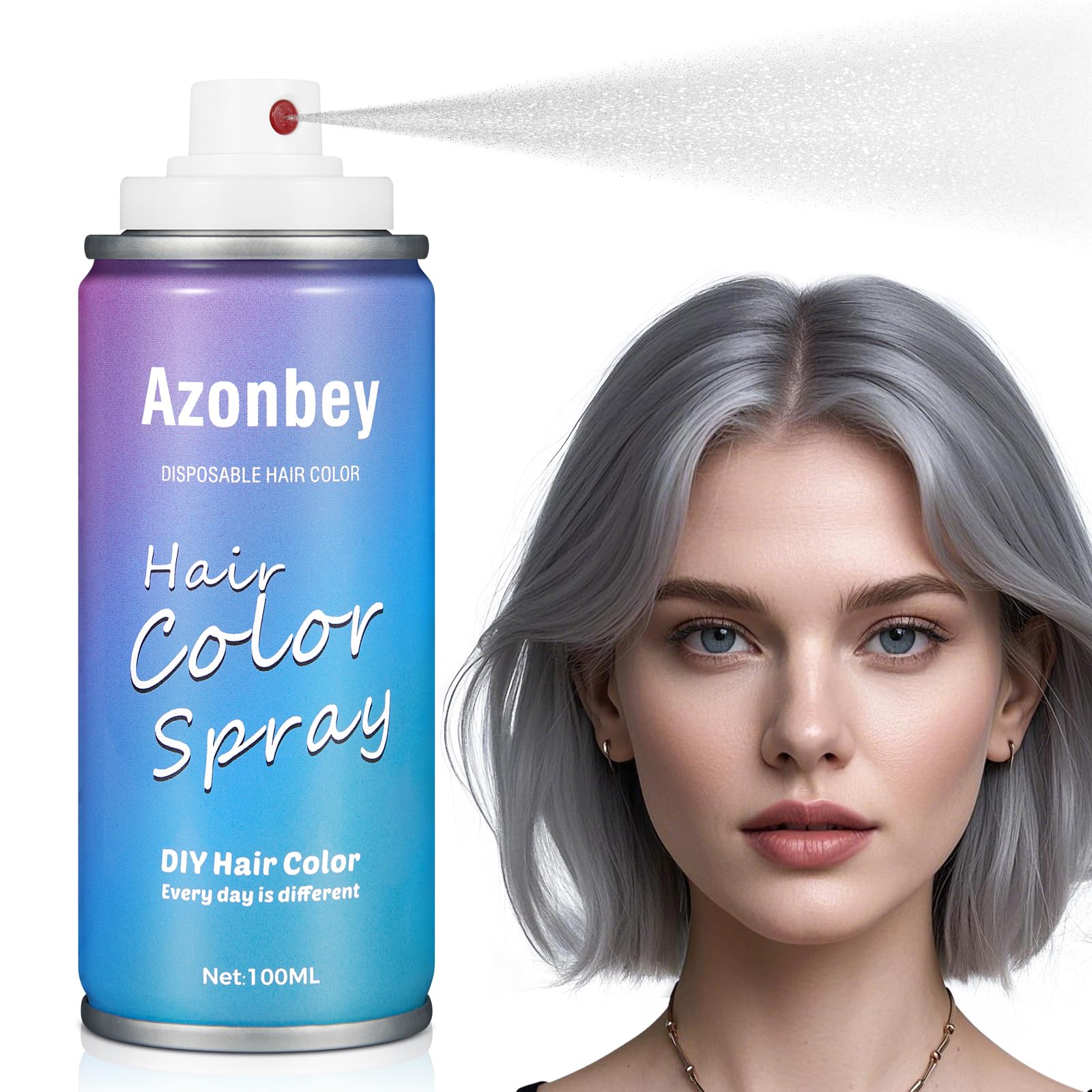 Azonbey Halloween Hair Spray washable finish for stress-free removal
