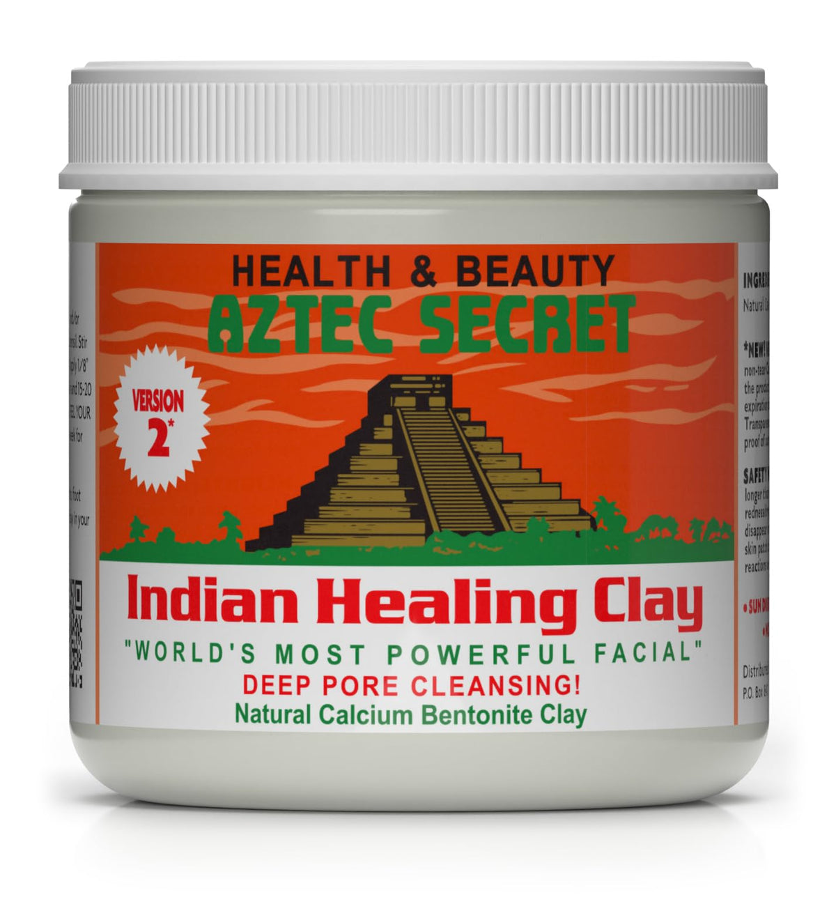 Aztec Secret arcilla bentonita en bote para limpieza profunda de la piel