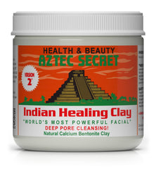 Aztec Secret arcilla calcio frasco 16oz: limpieza profunda de poros