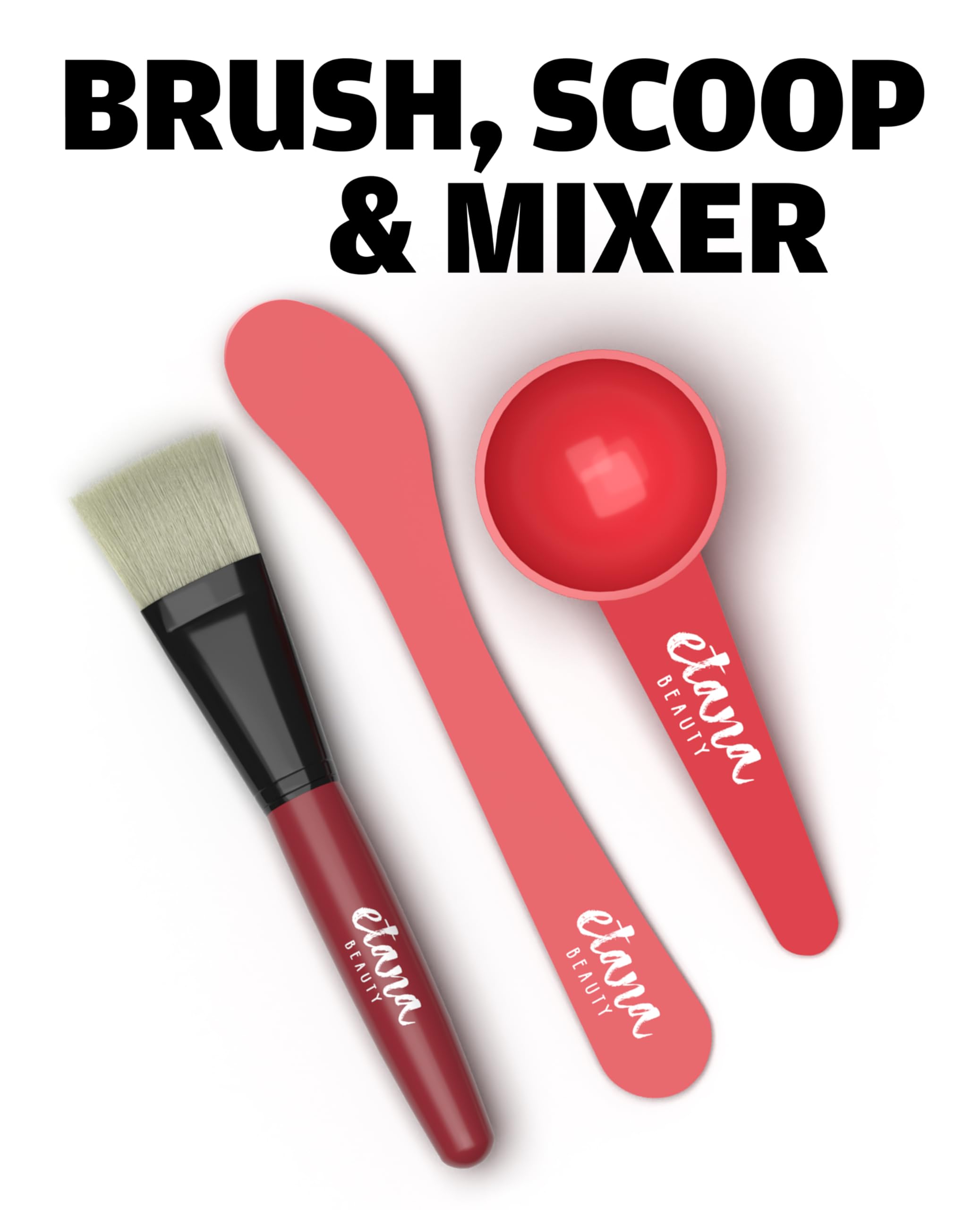 Aztec Secret wood-handled brush ideal for precise clay application.