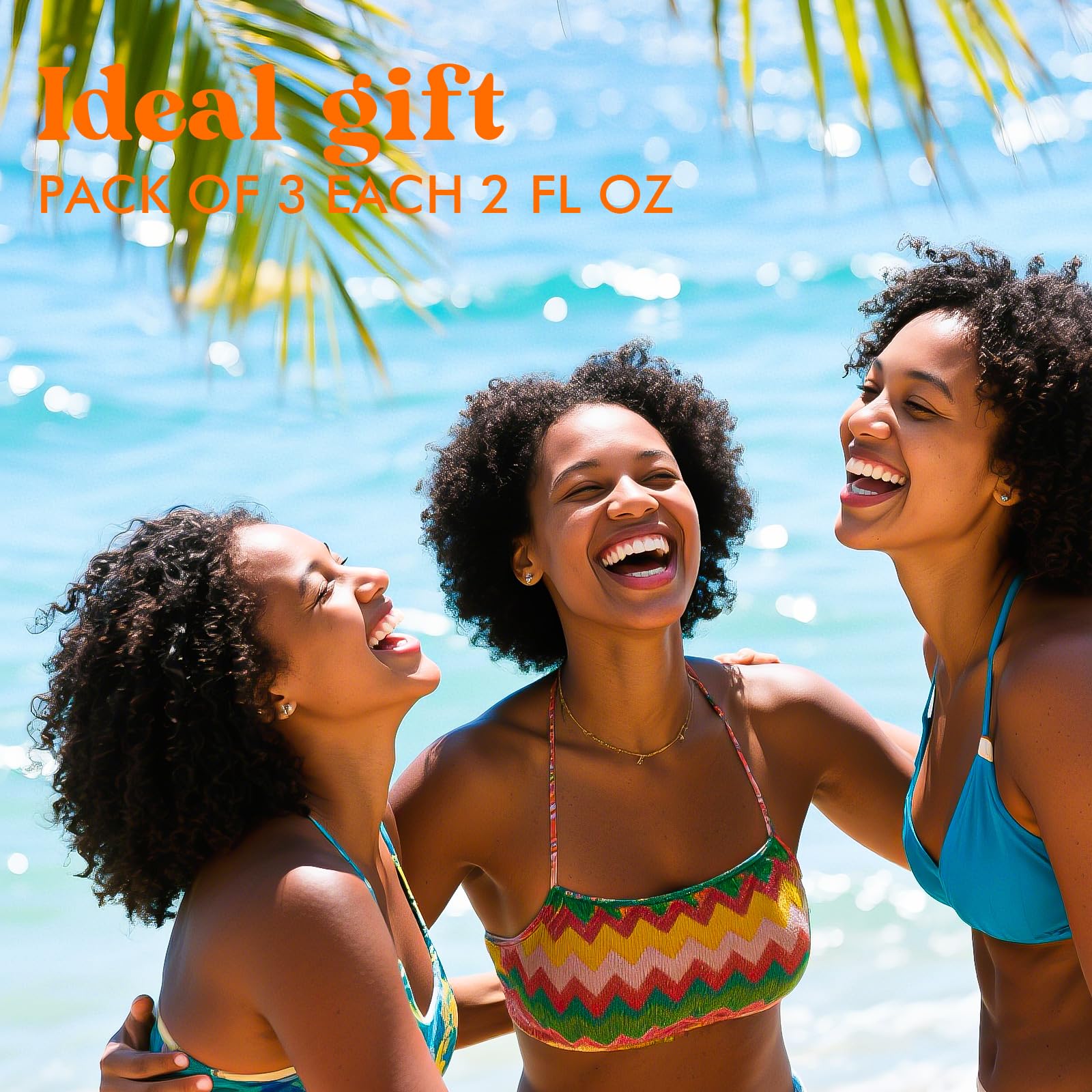 Azulfra branded display highlighting three travel-friendly fragrances