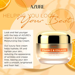 Vitamin C & Collagen cream swatch on skin highlighting brightness