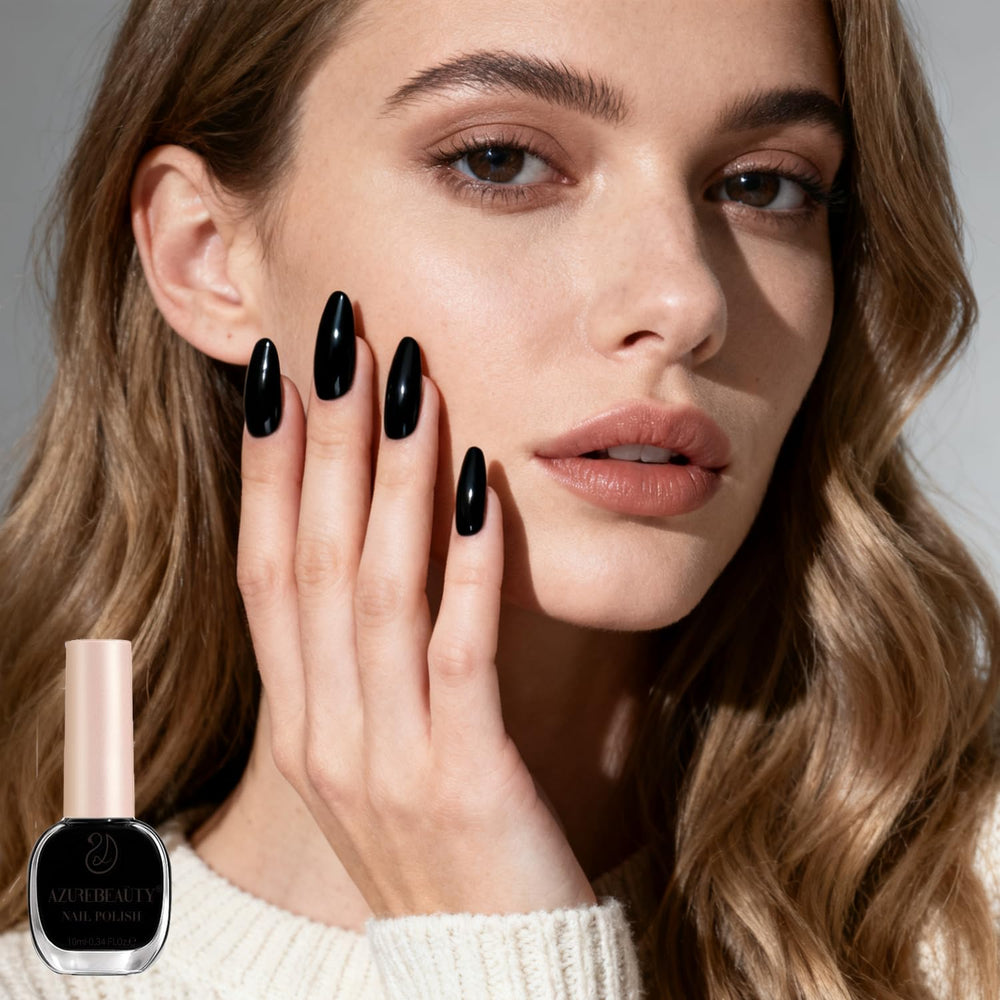 AzureBeauty 10ml nail polish drop highlights compact, portable bottle