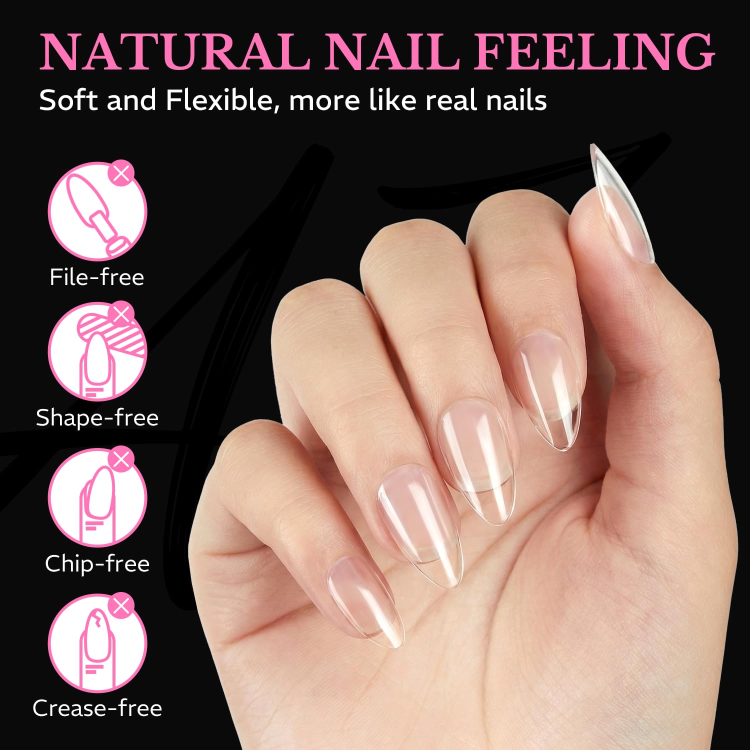 AZUREBEAUTY 15-sized pre-numbered nail tips for precise fit