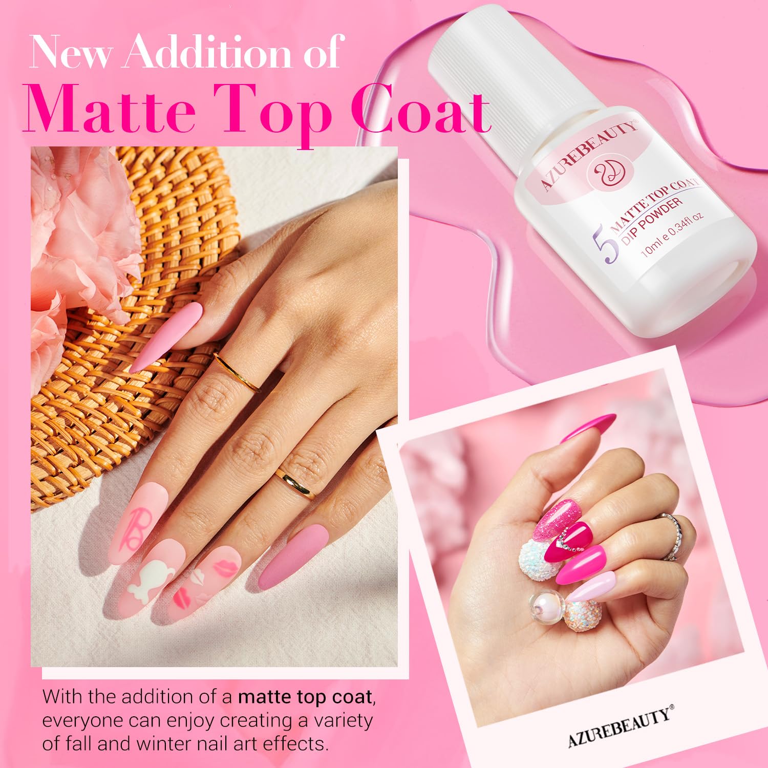 AZUREBEAUTY activador para uñas de inmersión secado rápido