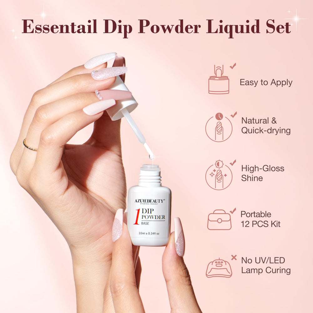 AZUREBEAUTY bandeja reciclaje dip, manejo limpio de polvo