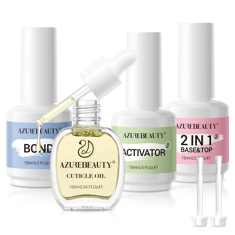 AZUREBEAUTY base de polvo de inmersión para una base duradera sin lámpara