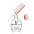 AZUREBEAUTY 2-in-1 Base & Top Coat Nail Polish — Quick-Dry, High-Gloss Clear Strengthener