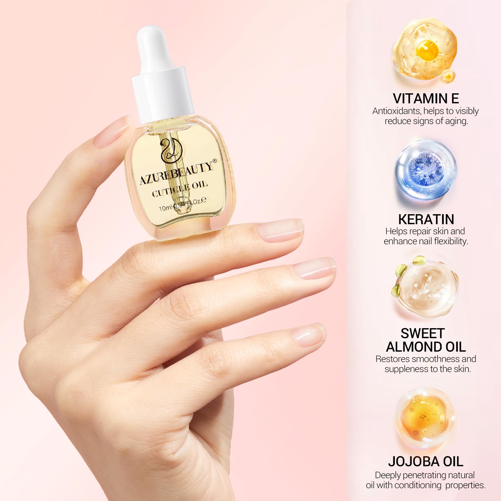 AZUREBEAUTY bond adhesivo para mayor resistencia de la manicura