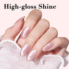 AZUREBEAUTY Brillos beige suaves, tono natural para un look discreto.
