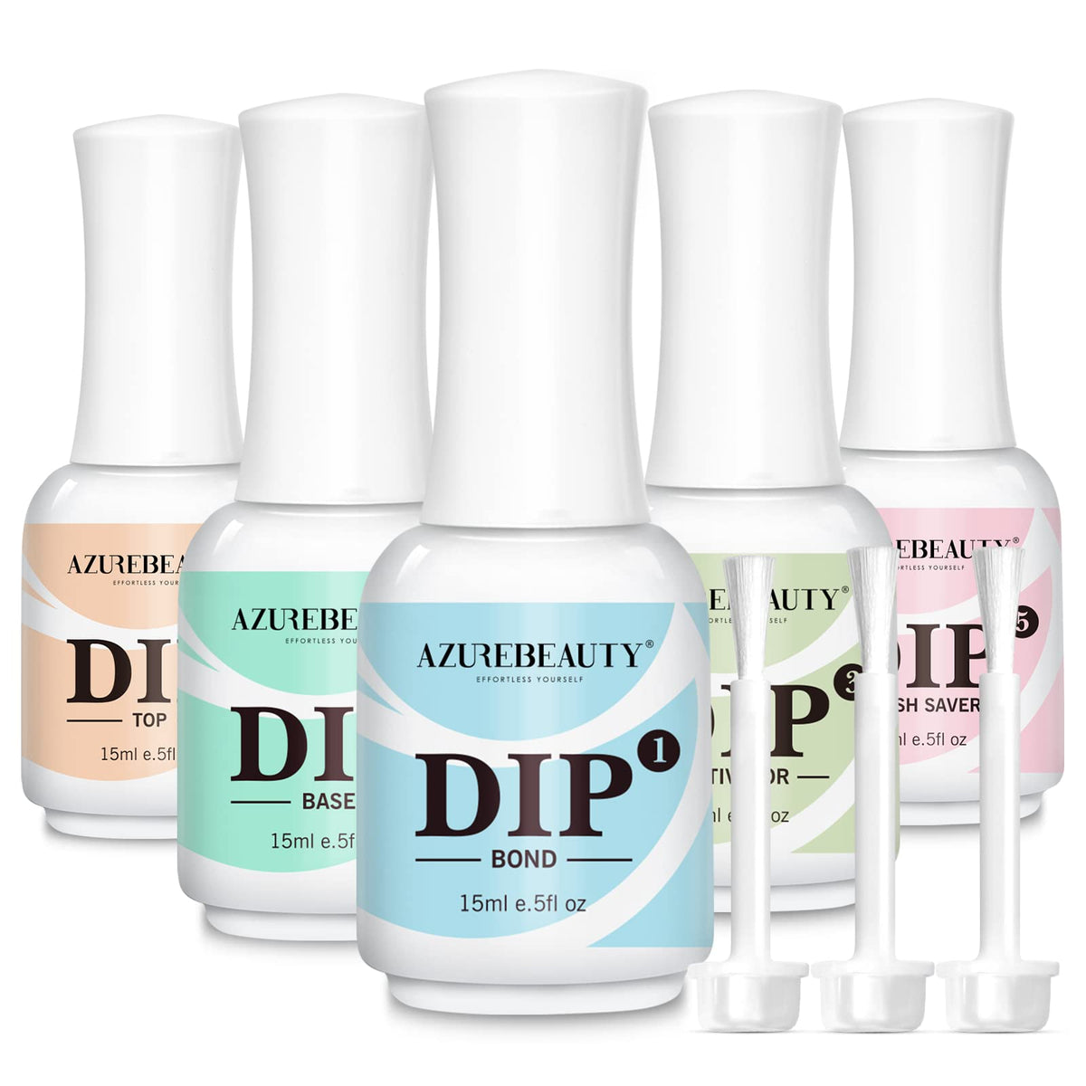 AZUREBEAUTY Capa base Dip 15 ml para un acabado suave.
