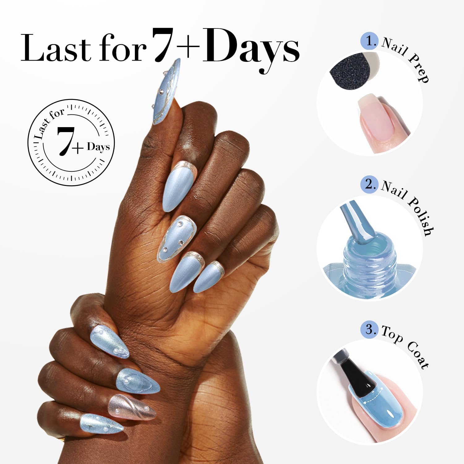 AZUREBEAUTY Celestial Blue 10ml packaging for travel touch-ups