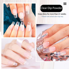 AZUREBEAUTY clear dip powder base layer in 60g jar