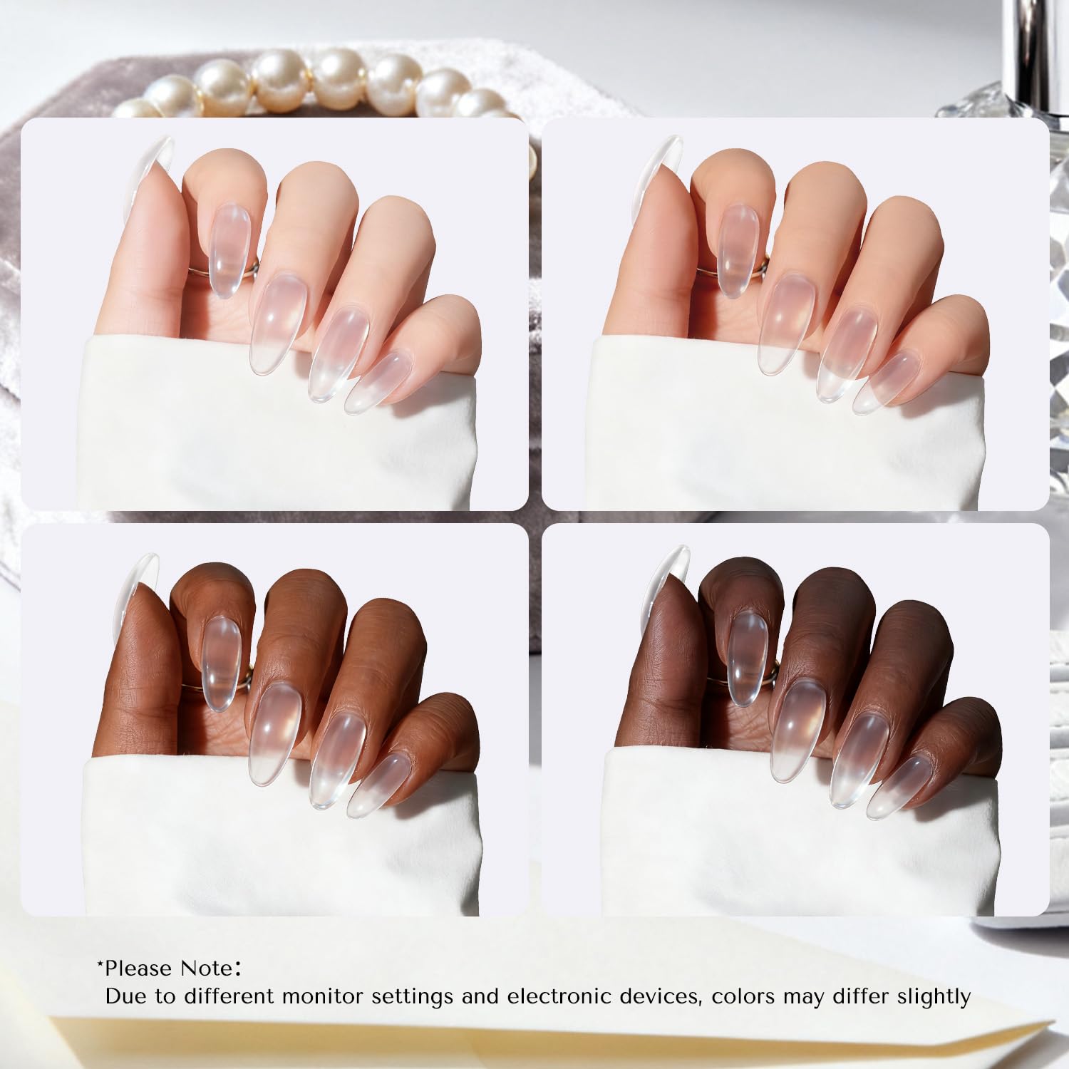AZUREBEAUTY nails showing no lamp needed for quick dip manicure
