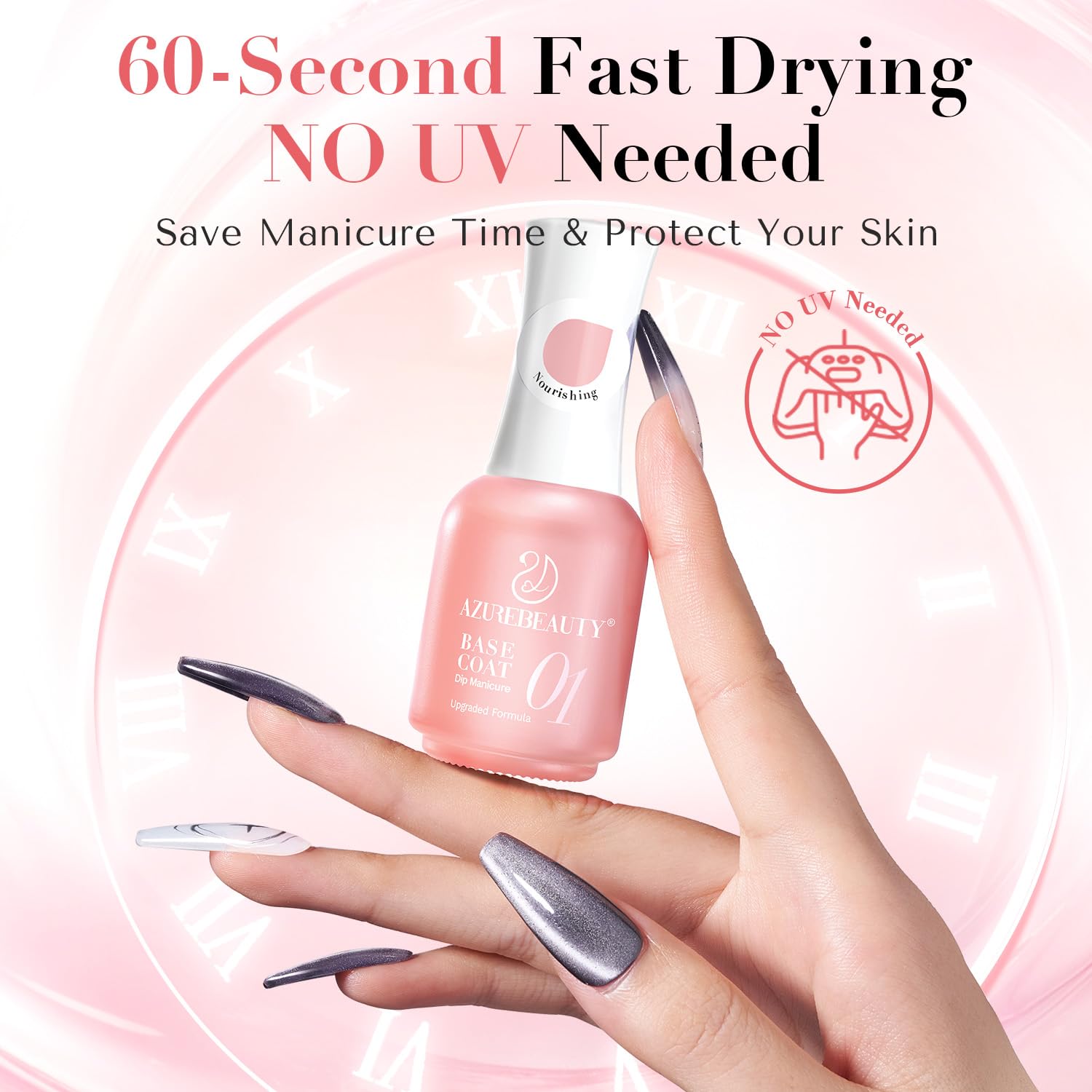 AZUREBEAUTY set dip, palillo de uñas para alinear