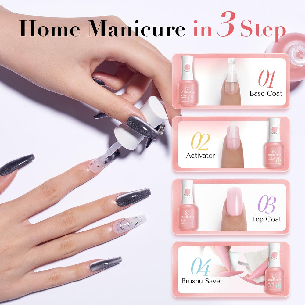 AZUREBEAUTY set dip, repuestos de pinceles para mantenimiento
