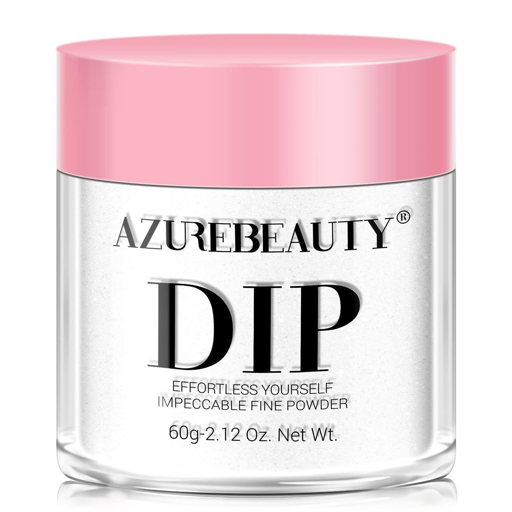 AZUREBEAUTY dip powder 60g jar in clear base for long-lasting nails