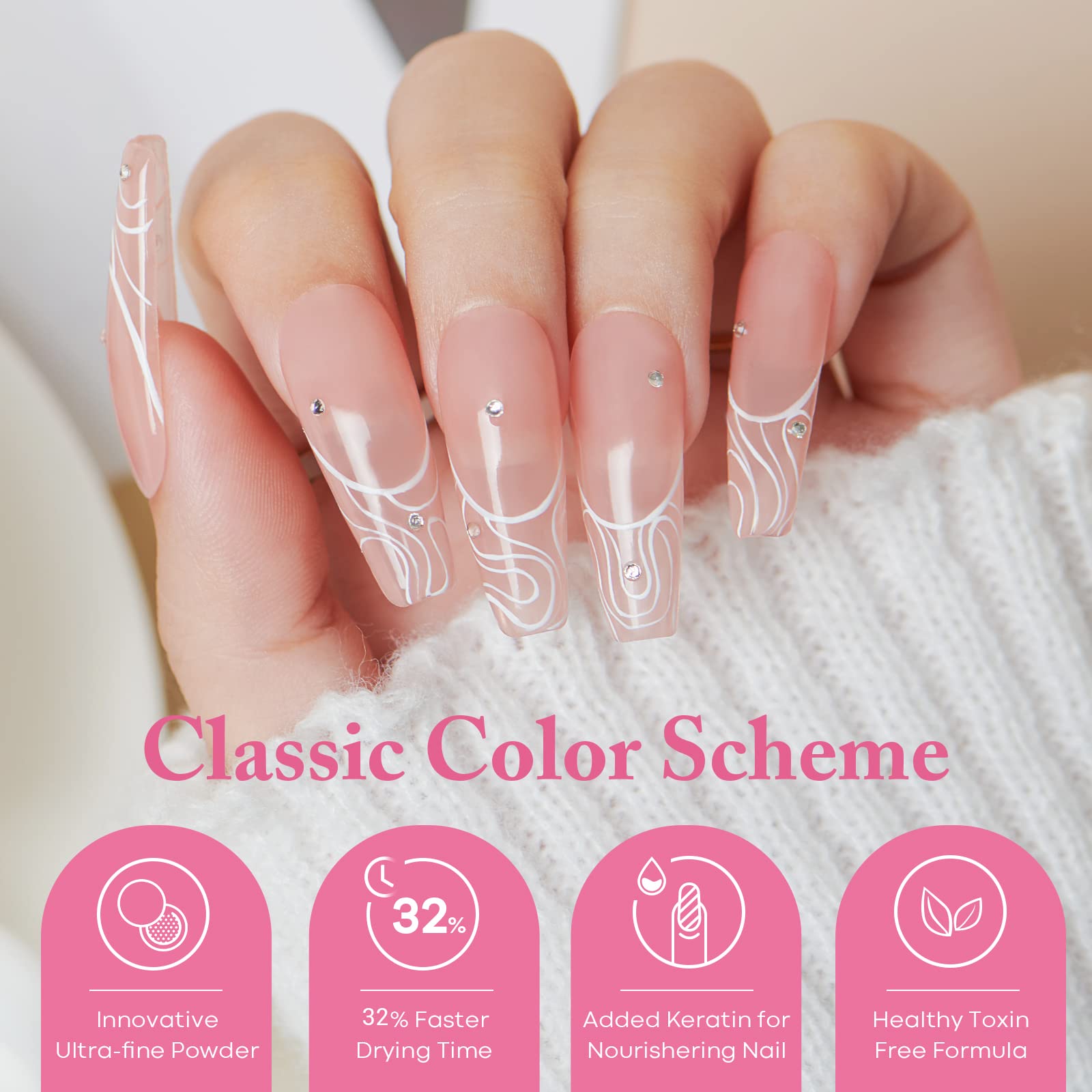 AZUREBEAUTY healthy formula with calcium and vitamins for nail care.
