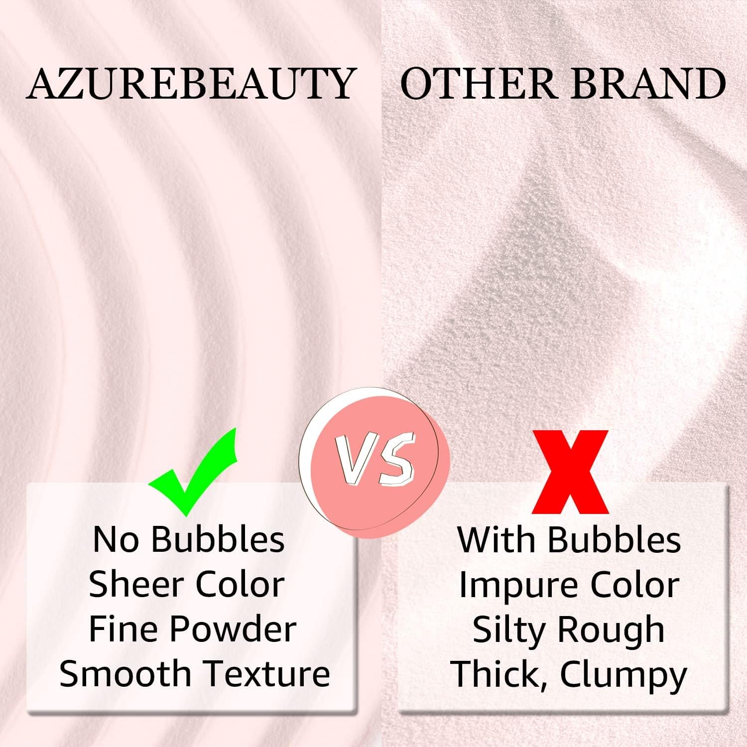 AZUREBEAUTY pinceles para aplicación precisa.