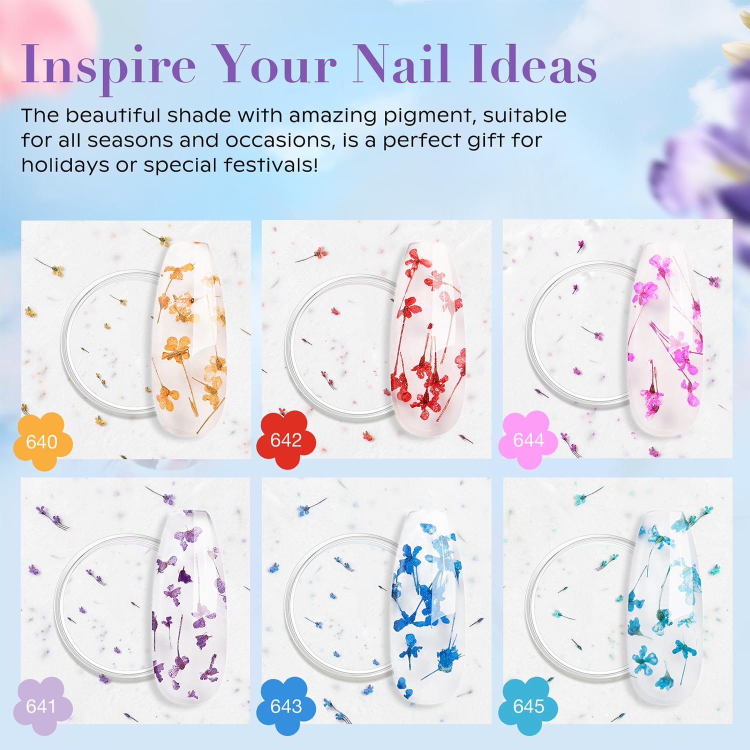 AZUREBEAUTY polvo de inmersión sin lámpara y acabado natural para uñas