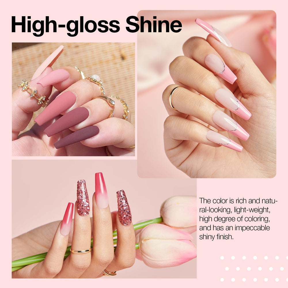 AZUREBEAUTY dip powder tools collection for precise at-home application.
