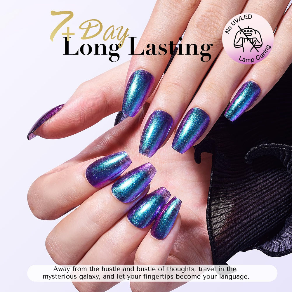 AZUREBEAUTY Esmalte camaleón de alto brillo para uñas.