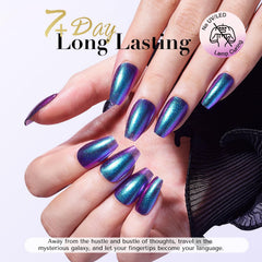 AZUREBEAUTY Esmalte camaleón de alto brillo para uñas.