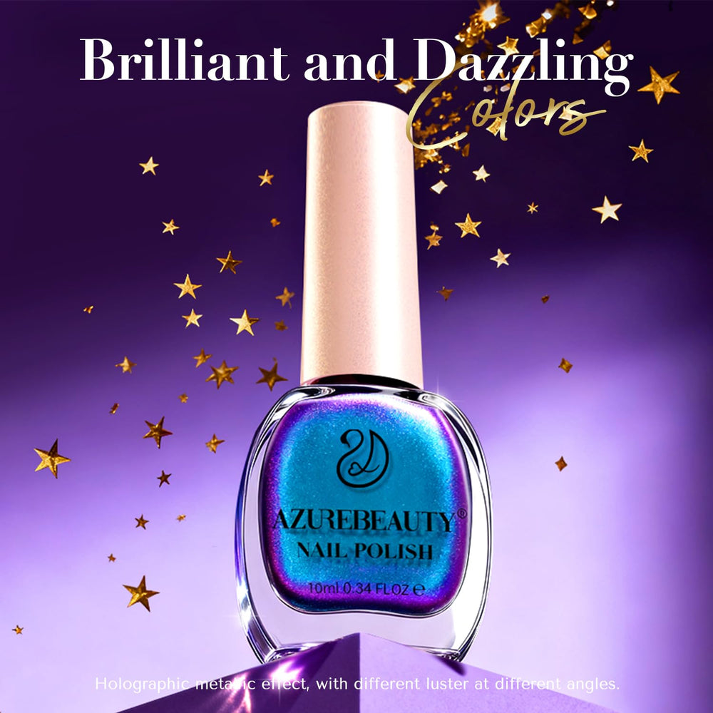 AZUREBEAUTY Esmalte camaleón fórmula suave para uñas sanas.