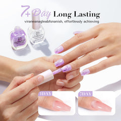 AZUREBEAUTY Esmalte purpura oscuro, tono intenso con brillo suave