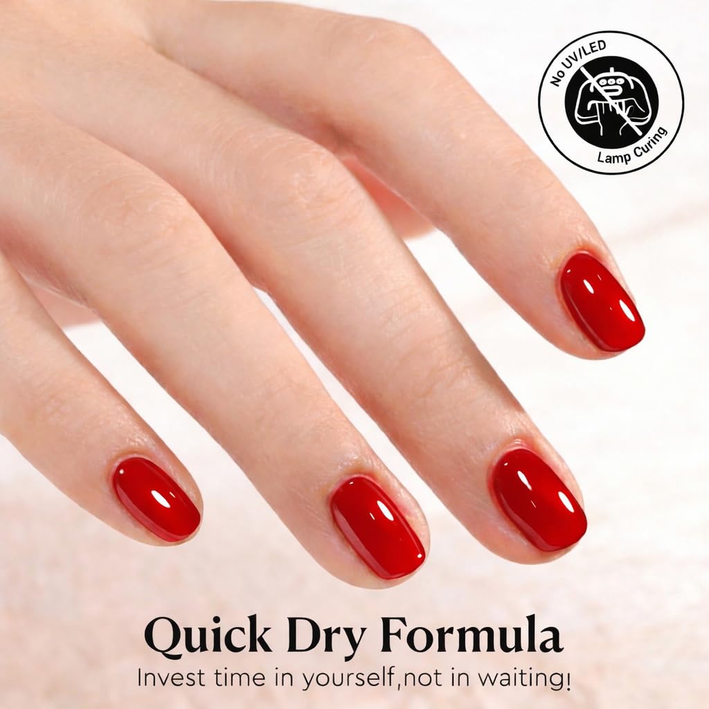 AZUREBEAUTY Fast-dry formula dries in about sixty seconds.