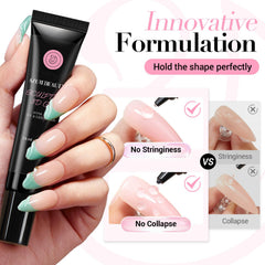 AZUREBEAUTY gel de modelado 3D, viscosidad equilibrada para modelar uñas con control.
