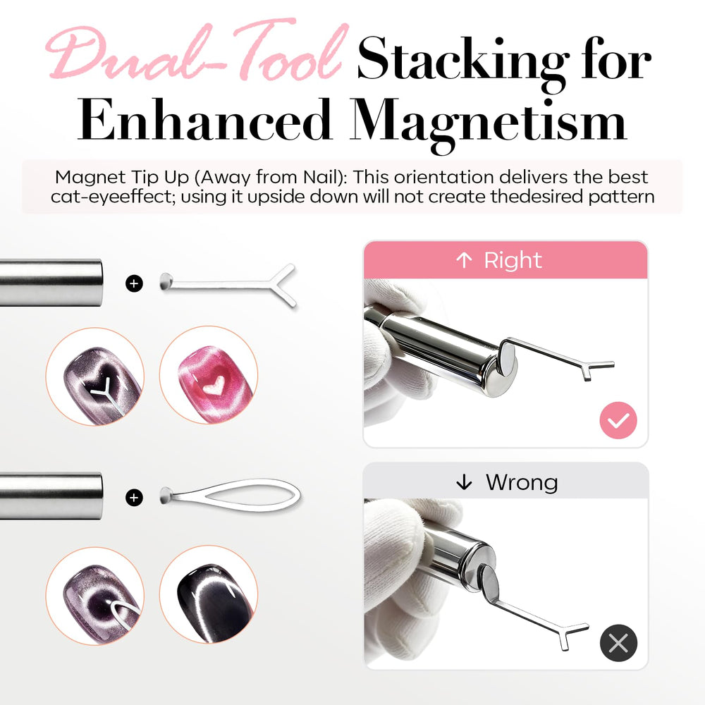 AzureBeauty heart-design magnet tool for romantic nail art accents.