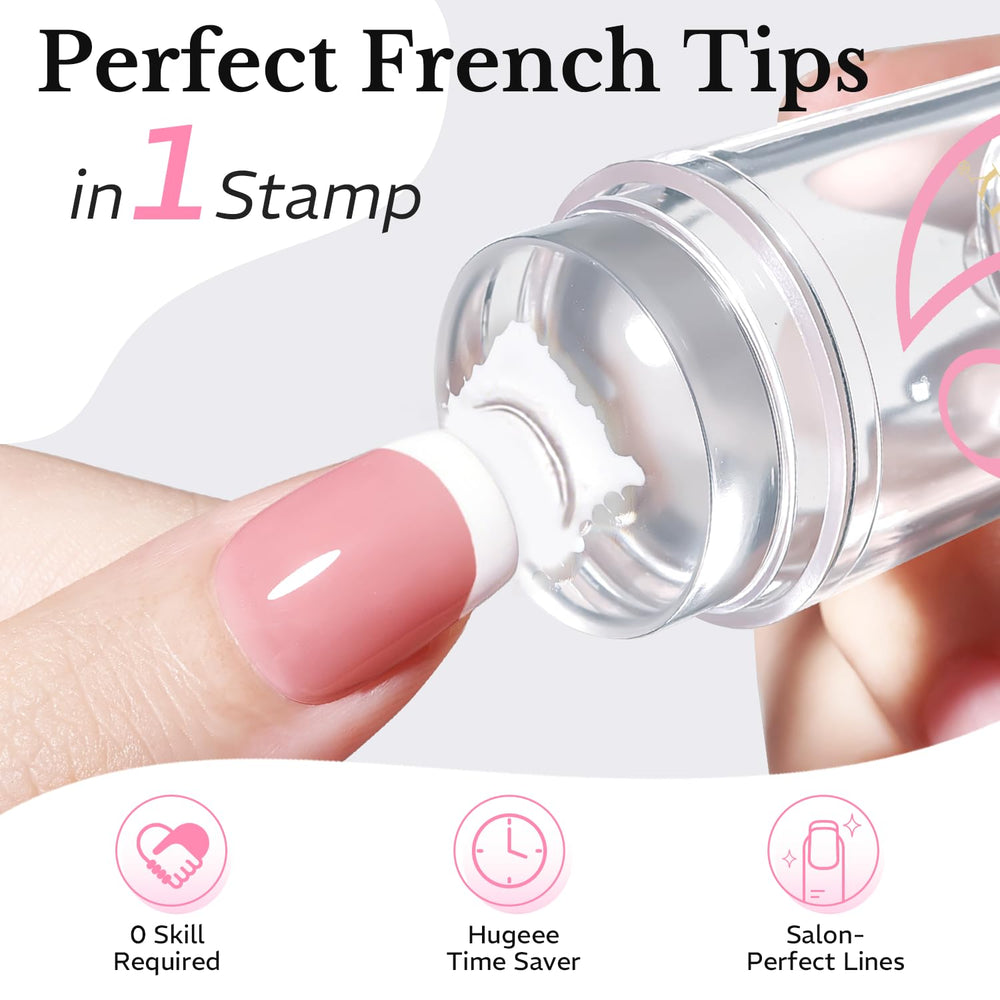 Jelly stamper with two heads from Azurebeauty for precise designs.