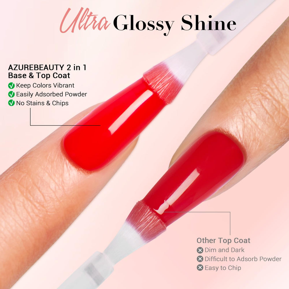 AZUREBEAUTY kit dip de 8 piezas con brochas